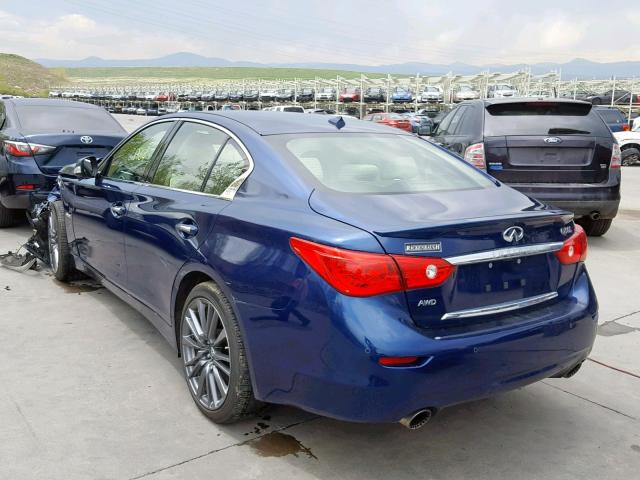 JN1FV7AR9HM871892 - 2017 INFINITI Q50 RED SP BLUE photo 3