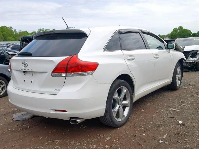 4T3BK3BB9BU046797 - 2011 TOYOTA VENZA WHITE photo 4