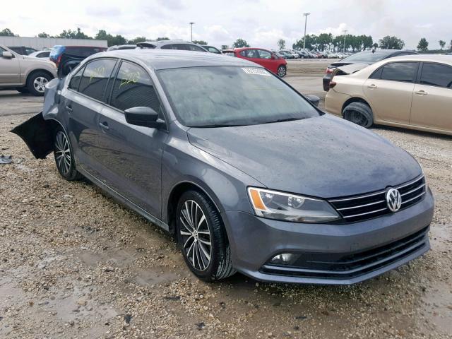 3VWD17AJ1GM330507 - 2016 VOLKSWAGEN JETTA SPOR GRAY photo 1