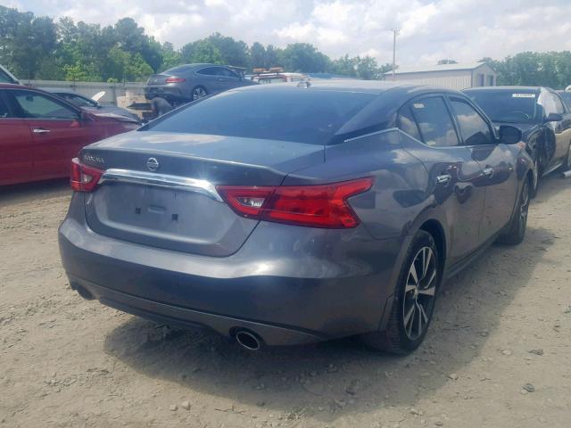 1N4AA6AP4GC419208 - 2016 NISSAN MAXIMA 3.5 GRAY photo 4