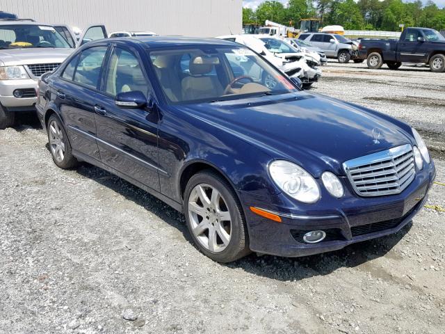 WDBUF56X18B301456 - 2008 MERCEDES-BENZ E 350 BLUE photo 1