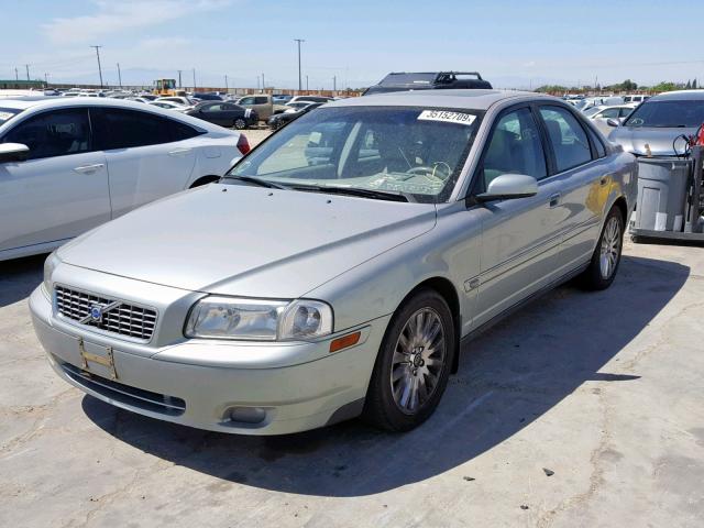 YV1TS91Z141351616 - 2004 VOLVO S80 T6 SILVER photo 2