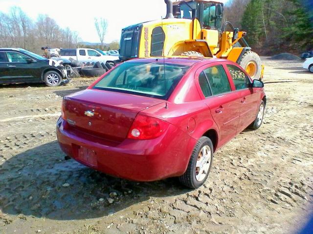 1G1AL58F987339787 - 2008 CHEVROLET COBALT LT RED photo 4