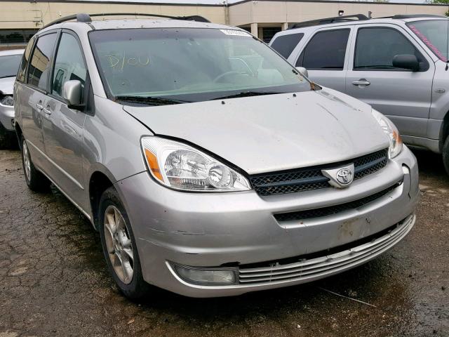 5TDBA22C25S035426 - 2005 TOYOTA SIENNA XLE SILVER photo 1