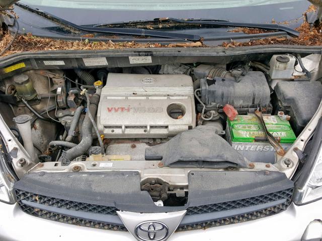 5TDBA22C25S035426 - 2005 TOYOTA SIENNA XLE SILVER photo 7