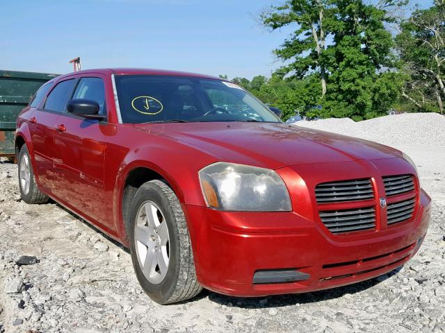 2D4FV48V35H158437 - 2005 DODGE MAGNUM SXT RED photo 1