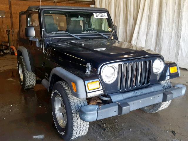 1J4FA29113P371382 - 2003 JEEP WRANGLER / BLACK photo 1