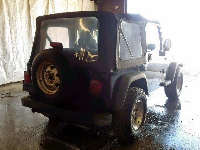 1J4FA29113P371382 - 2003 JEEP WRANGLER / BLACK photo 4