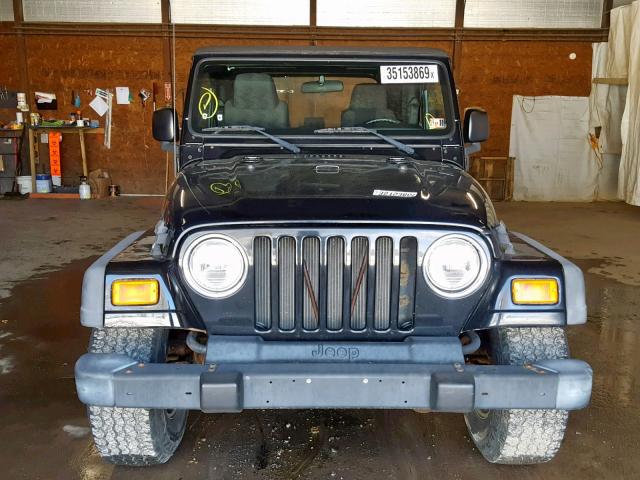 1J4FA29113P371382 - 2003 JEEP WRANGLER / BLACK photo 9