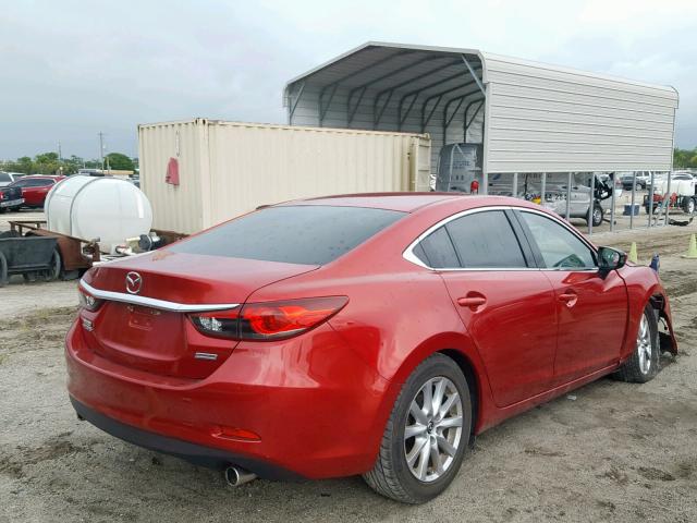 JM1GJ1U57G1422164 - 2016 MAZDA 6 SPORT RED photo 4