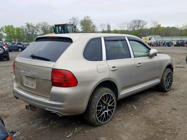 WP1AB29P54LA70302 - 2004 PORSCHE CAYENNE S GOLD photo 4