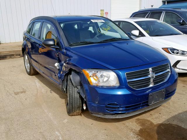 1B3HB48A89D182068 - 2009 DODGE CALIBER SX BLUE photo 1