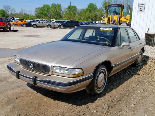 1G4HR53L4NH439122 - 1992 BUICK LESABRE LI BEIGE photo 2