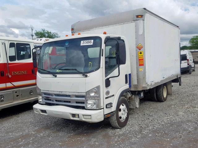 JALB4W172B7402641 - 2011 ISUZU NPR WHITE photo 2