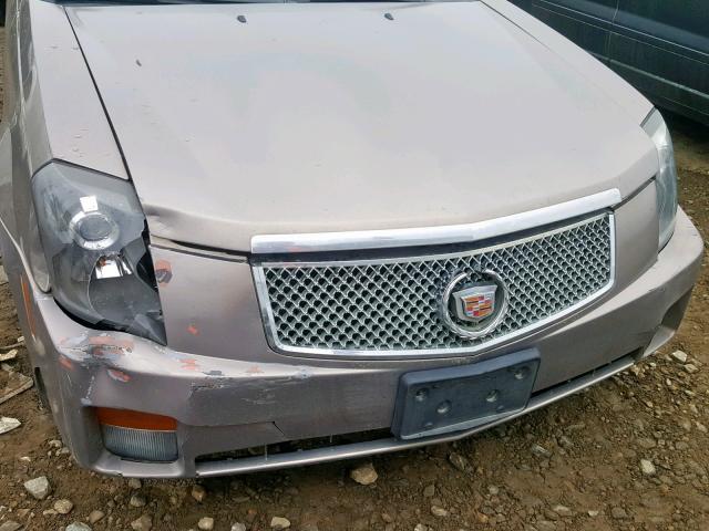 1G6DP577560206276 - 2006 CADILLAC CTS HI FEA BROWN photo 9