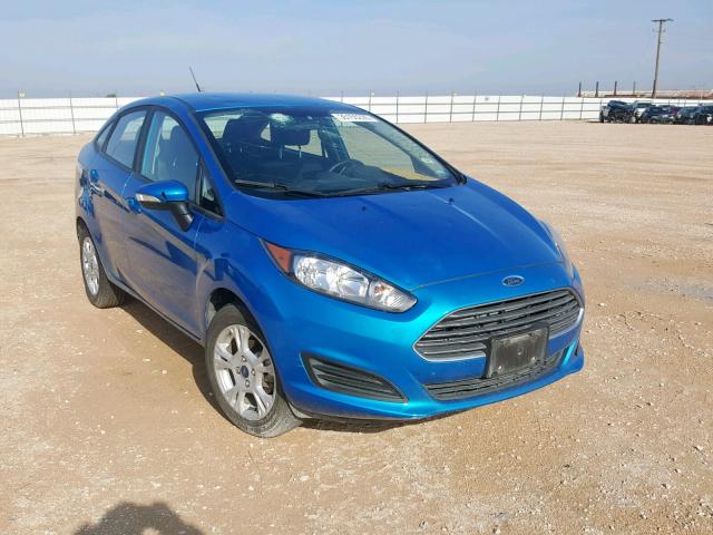 3FADP4BJ7GM198373 - 2016 FORD FIESTA SE BLUE photo 1