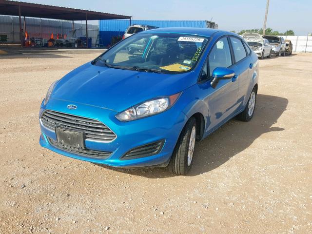 3FADP4BJ7GM198373 - 2016 FORD FIESTA SE BLUE photo 2