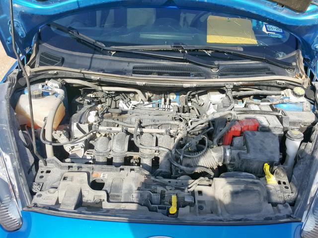 3FADP4BJ7GM198373 - 2016 FORD FIESTA SE BLUE photo 7