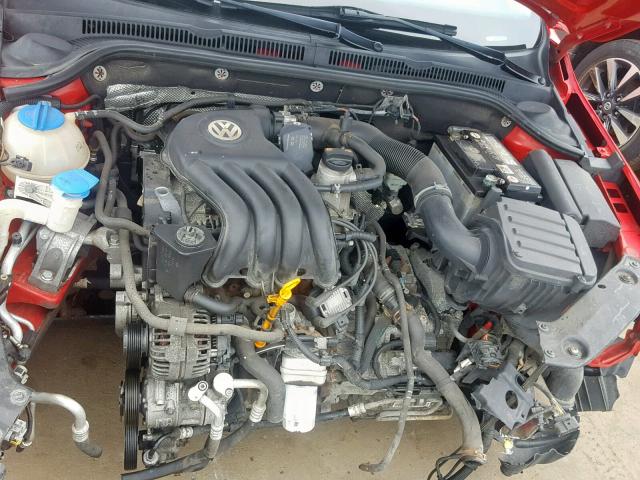 3VW2K7AJ7CM391150 - 2012 VOLKSWAGEN JETTA BASE RED photo 7