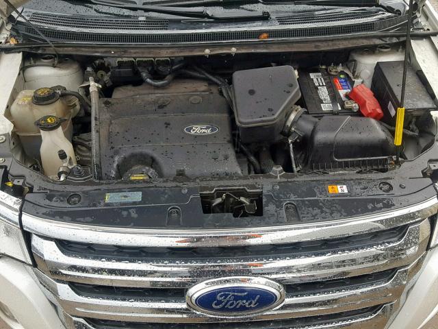 2FMDK3KC0BBA41536 - 2011 FORD EDGE LIMIT WHITE photo 7