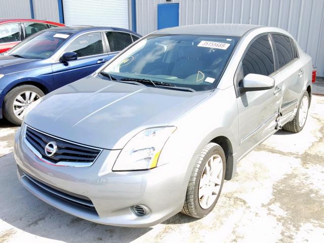 3N1AB6APXBL674341 - 2011 NISSAN SENTRA 2.0 SILVER photo 2