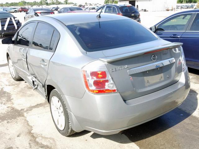 3N1AB6APXBL674341 - 2011 NISSAN SENTRA 2.0 SILVER photo 3