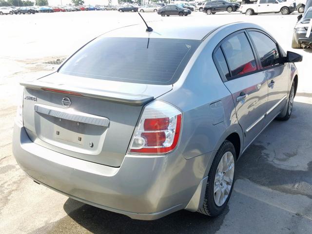 3N1AB6APXBL674341 - 2011 NISSAN SENTRA 2.0 SILVER photo 4