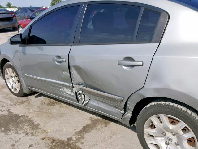 3N1AB6APXBL674341 - 2011 NISSAN SENTRA 2.0 SILVER photo 9