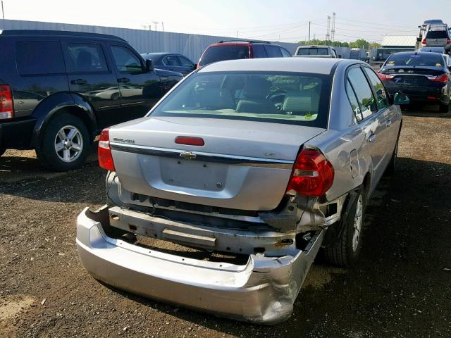 1G1ZS51F46F289576 - 2006 CHEVROLET MALIBU LS SILVER photo 4