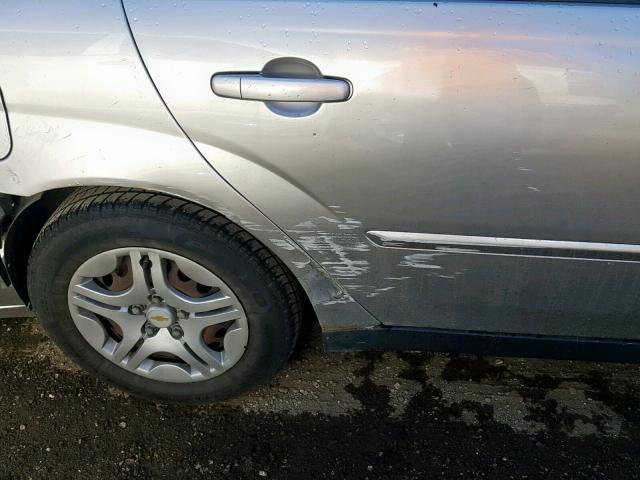 1G1ZS51F46F289576 - 2006 CHEVROLET MALIBU LS SILVER photo 9