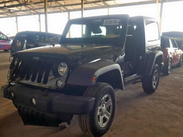 1C4AJWAG3HL644862 - 2017 JEEP WRANGLER S 黑色 照片 2