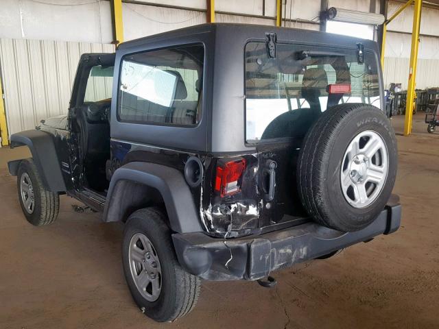 1C4AJWAG3HL644862 - 2017 JEEP WRANGLER S 黑色 照片 3