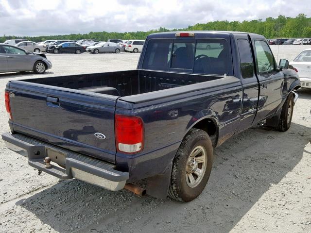 1FTYR14V3YTA14246 - 2000 FORD RANGER SUP BLUE photo 4