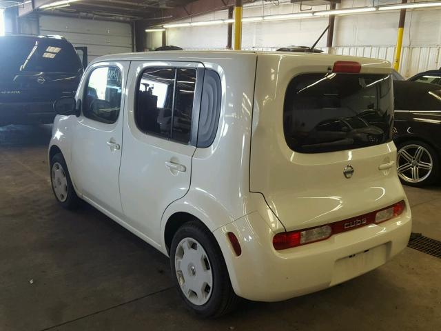 JN8AZ2KR4BT210155 - 2011 NISSAN CUBE BASE WHITE photo 3