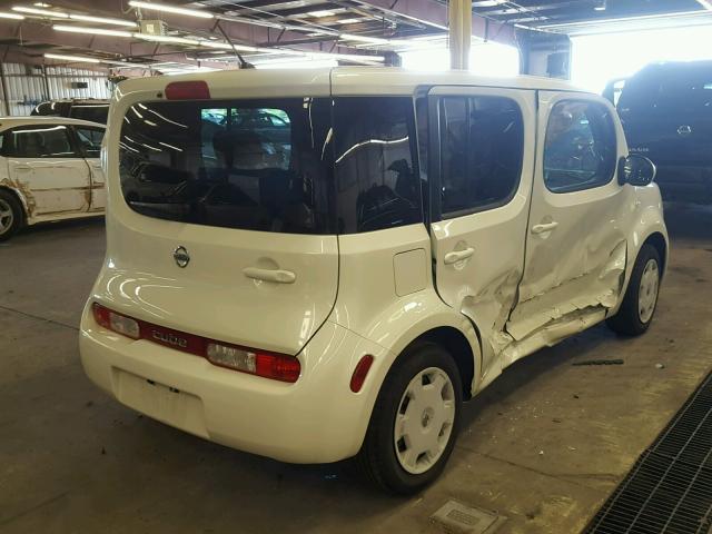 JN8AZ2KR4BT210155 - 2011 NISSAN CUBE BASE WHITE photo 4