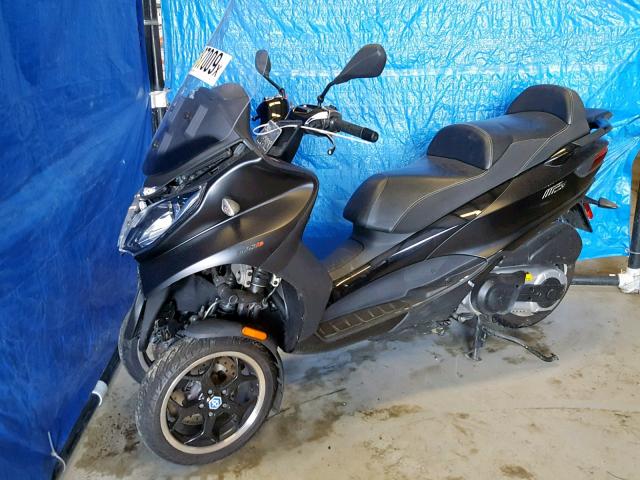 ZAPM860X7G5000471 - 2016 PIAGGIO MP3 500 SP BLACK photo 2