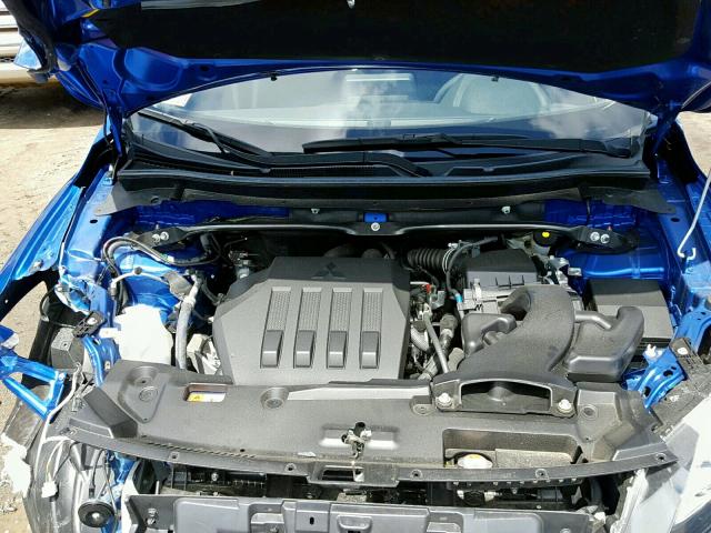 JA4AT4AA4JZ043595 - 2018 MITSUBISHI ECLIPSE CR BLUE photo 7