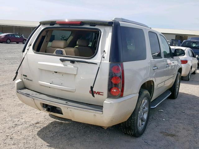 1GKUKEEFXAR267301 - 2010 GMC YUKON DENA WHITE photo 4