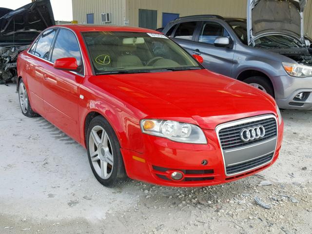 WAUAF68E85A515865 - 2005 AUDI A4 2.0T RED photo 1