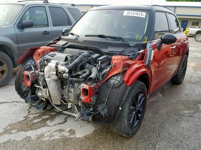 WMWZC5C53DWM15963 - 2013 MINI COOPER S C RED photo 2