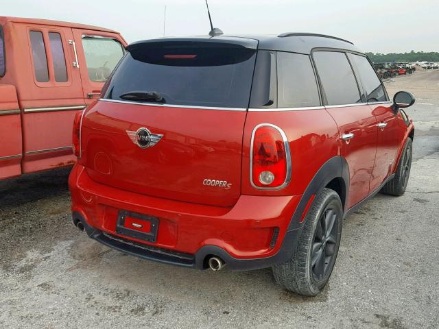 WMWZC5C53DWM15963 - 2013 MINI COOPER S C RED photo 4