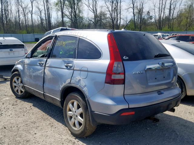 5J6RE48719L066032 - 2009 HONDA CR-V EXL SILVER photo 3