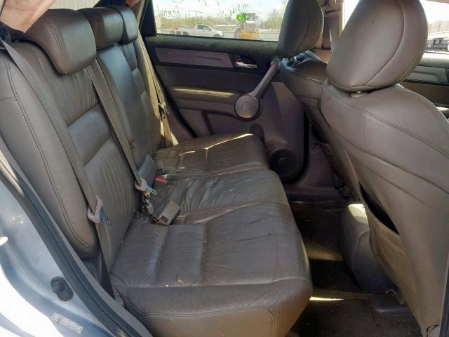 5J6RE48719L066032 - 2009 HONDA CR-V EXL SILVER photo 6