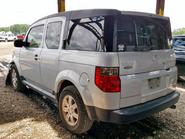 5J6YH187X6L005551 - 2006 HONDA ELEMENT EX SILVER photo 3