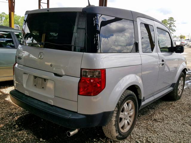 5J6YH187X6L005551 - 2006 HONDA ELEMENT EX SILVER photo 4