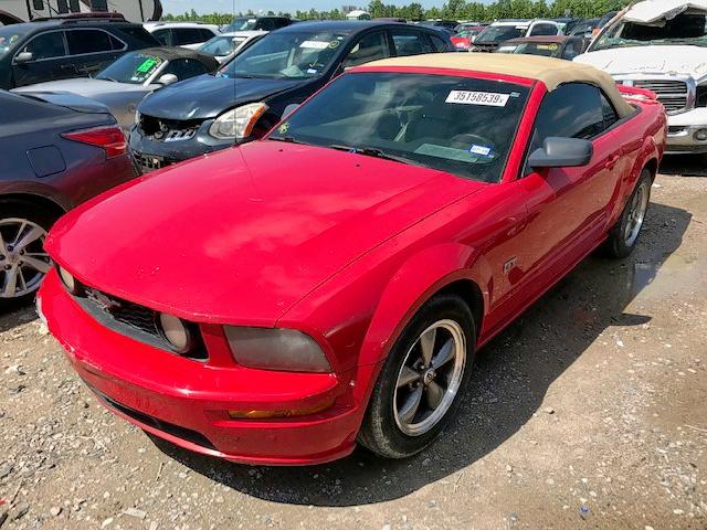 1ZVFT85H165133602 - 2006 FORD MUSTANG GT RED photo 2