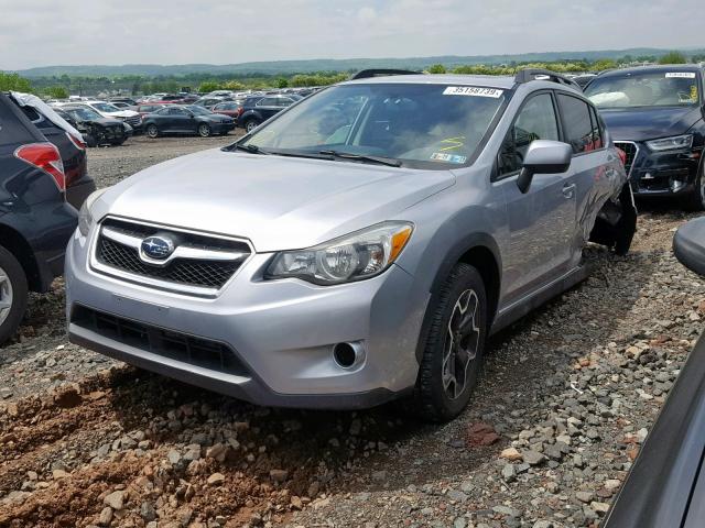 JF2GPAVC1D2857703 - 2013 SUBARU XV CROSSTR SILVER photo 2