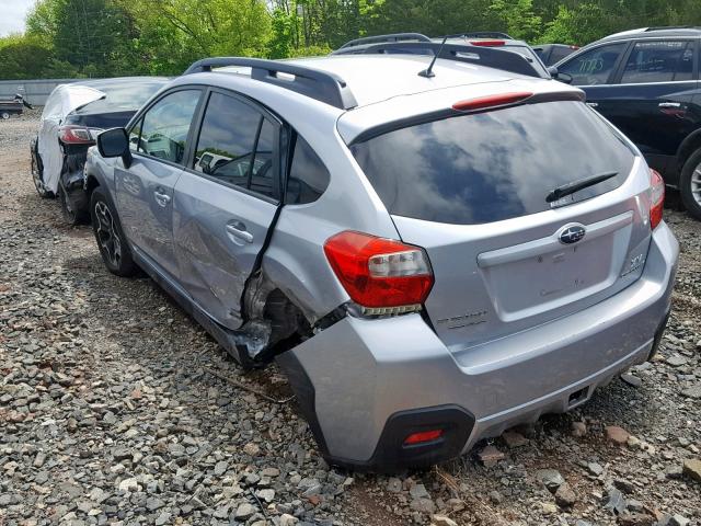 JF2GPAVC1D2857703 - 2013 SUBARU XV CROSSTR SILVER photo 3