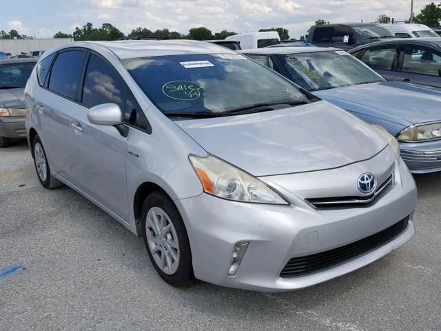 JTDZN3EUXD3247410 - 2013 TOYOTA PRIUS V SILVER photo 1