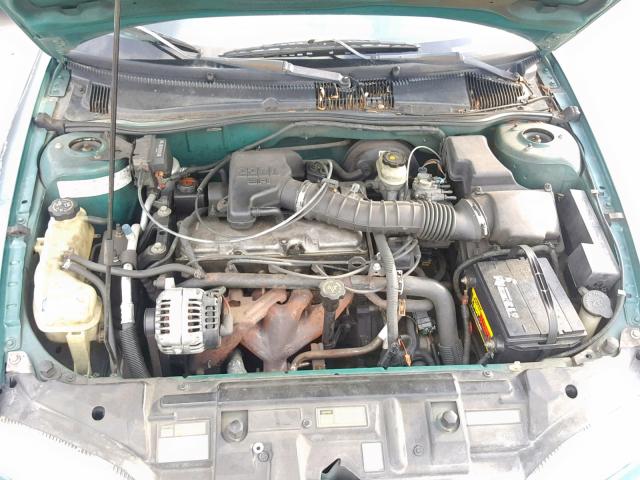 1G1JF5249X7110782 - 1999 CHEVROLET CAVALIER L GREEN photo 7